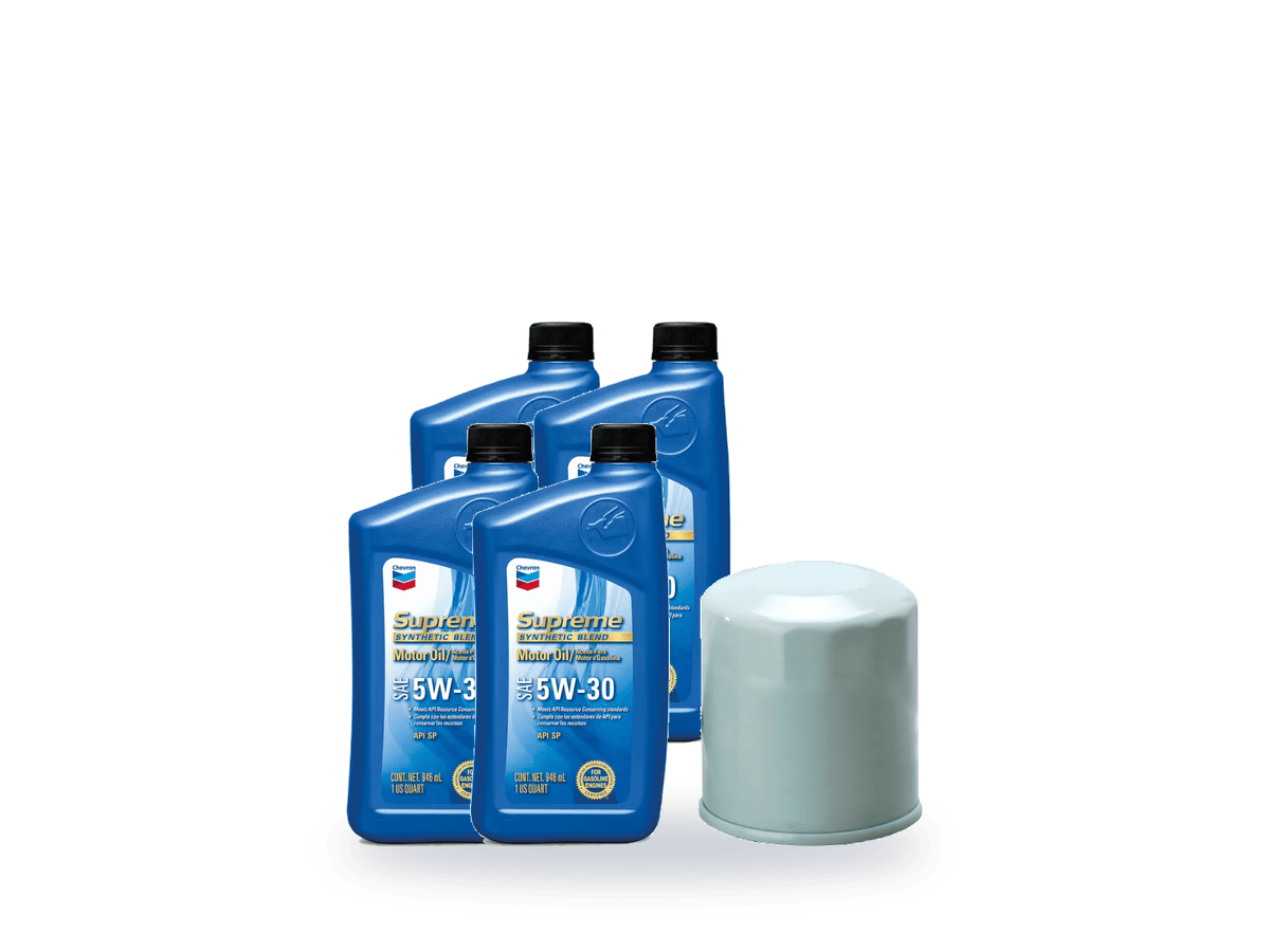Aceite Chevron 4 litros + Filtro convencional