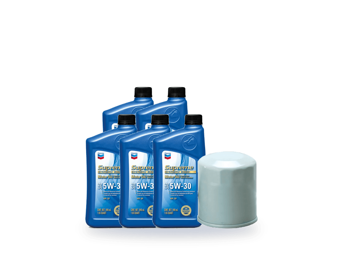 Aceite Chevron 5 litros + Filtro convencional